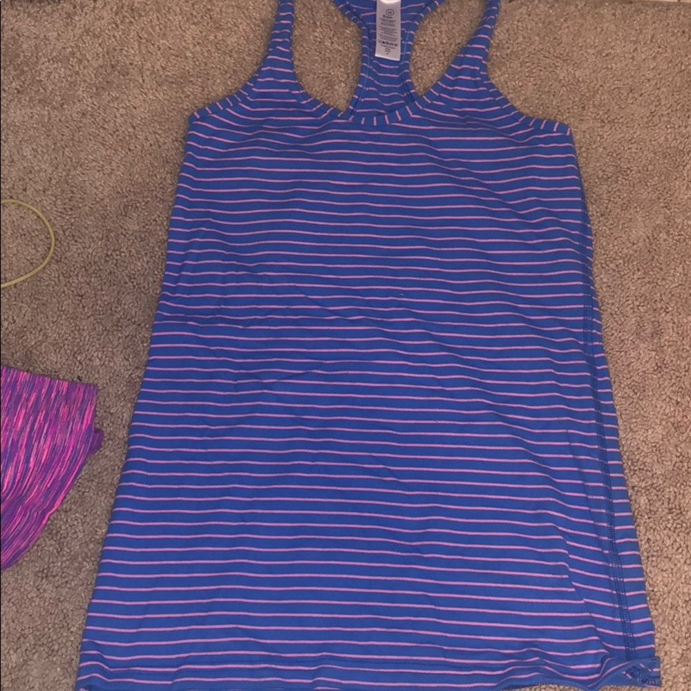 striped ivivva tank top
